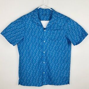 Vineyard Vines OTG On The Go Performance men’s short sleeve button up shirt M